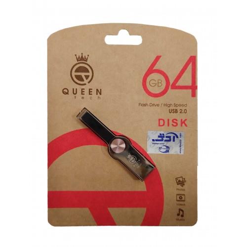 فلش مموری QUEEN TECH مدل DISK ظرفیت 64 گیگابایت